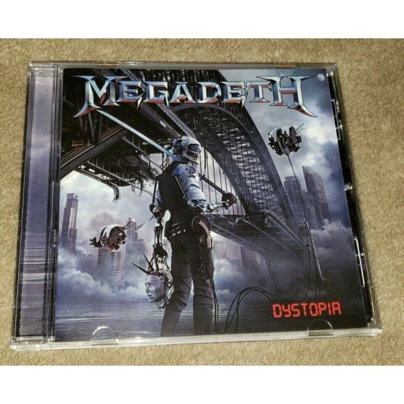 MEGADETH promo cd DYSTOPIA 11 tracks b002411602 - Picture 1 of 9